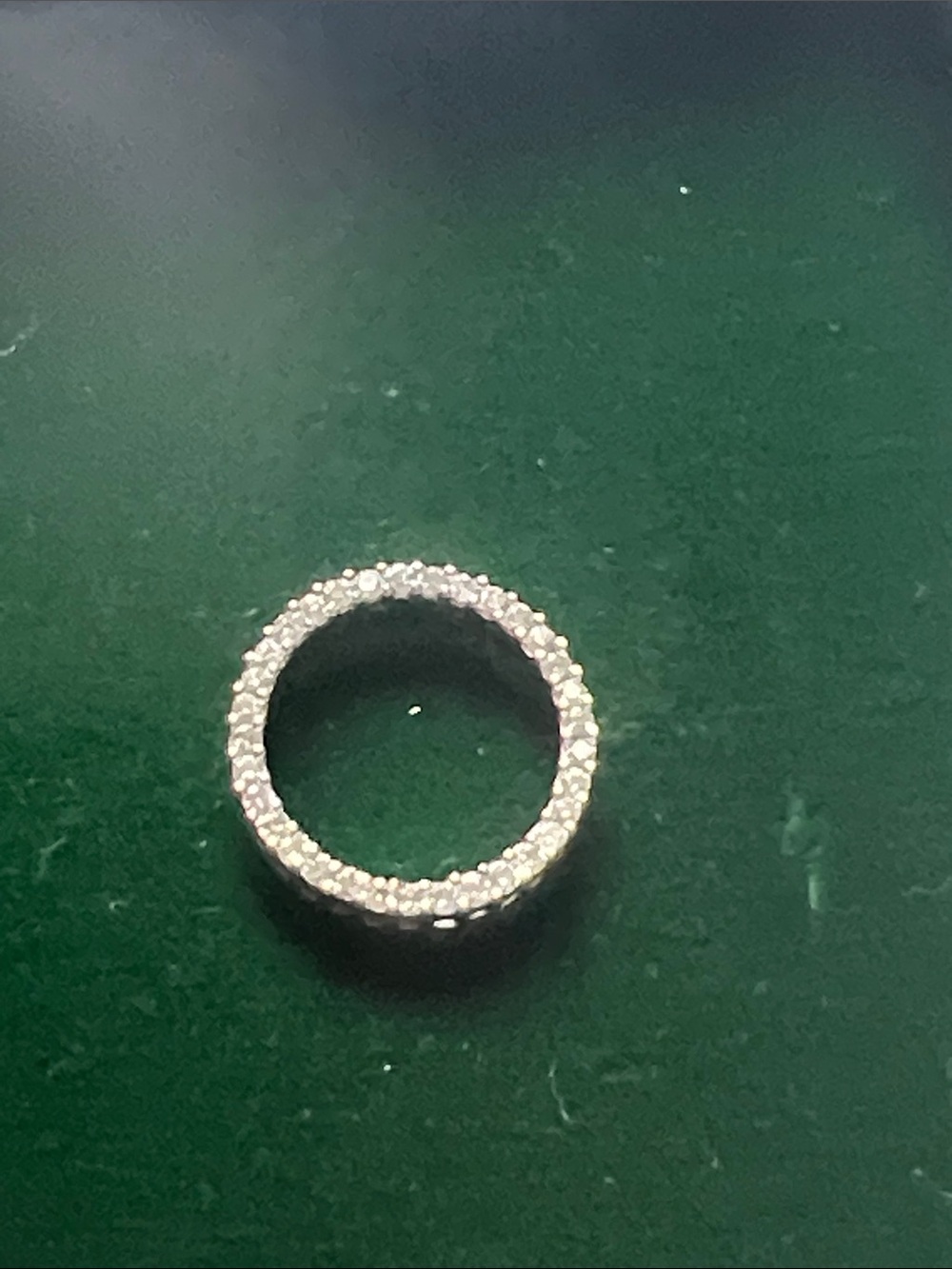 14k White Gold and Diamond Pendant